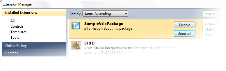 管理你的Visual Studio Toolbox